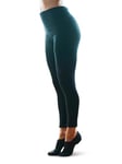 Capezio Legging en Tricot côtelé pour Femme L Noir