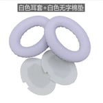 Earpads Coussinets de Rechange Coussinets d'oreille Oreillette de Remplacement Coussins en Mousse pour Casque Dr. BOSE Soundtrue AE2 IW QC15 QC25 QC35 cache-oreilles blancs + coton blanc sans mots