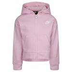 Nike Kids Club Fleece High Low FZ Hoodie, A9y Pink, 3-4 Ans