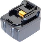 Batteri til DC18RD for Makita, 14,4V, 3000mAh