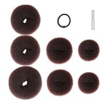 Hair Donut Bun Maker Set 7 Pieces Hair Bun Donut 10 Pieces Hair Pins And 5 P GSA