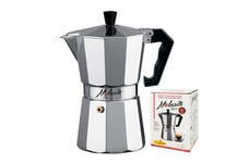 Cafetière Aluminium à La Napolitaine Moka - De 1 Mug Motif MOKARITA