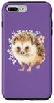 Coque pour iPhone 7 Plus/8 Plus Hérisson Retro Art Tees Cute Hedgehog Kids Hedgehog T-shirts