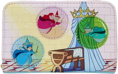 Loungefly Disney: Sleeping Beauty - Stained Glass Castle Zip Around Wallet (WDWA2898)