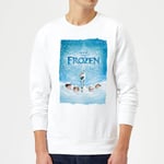 Disney Frozen Snow Poster Sweatshirt - White - M - White