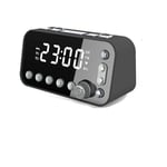 Digital Alarm Clock, LED Clock with Dual USB DAB/FM Radio, Sleep Bedside Dual Timer, 3 Levels Adjustable Brightness for Home Wake Up