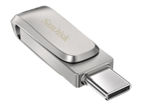 SanDisk Ultra Dual Drive Luxe - USB flash-enhet - 256 GB - USB 3.1 Gen 1 / USB-C