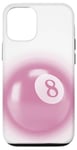 iPhone 12/12 Pro Retro Pink Lucky Disco 8 Ball For Women Case