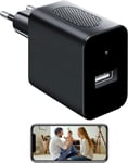 Camera Espion Mini Camera Surveillance WiFi 1080P Caméra Espion Sans Fil Interieur Caméra Cachée Enregistrement Vidéo et Audio,Détection de Mouvement (Uniquement pour les téléphones avec système IOS)