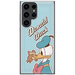 ERT Group Coque de téléphone Portable pour Samsung S23 Ultra Original et sous Licence Officielle Disney Motif Donald & Friends 001 Parfaitement adapté à la Forme du téléphone Portable, Coque en TPU