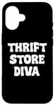 Coque pour iPhone 16 Thrift Store Dive Funny Thrifter Tees bags and Mugs Funny