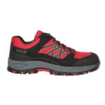 Regatta Mens Sandstone Safety Trainers (Red/Black) - Size UK 7