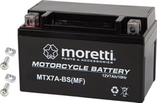 Blow Moretti Motorsykkel Batteri 12V 7Ah Mtx7a-Bs