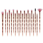 20Pcs Eye Makeup Brushes Rose Gold Eyeshadow Makeup Brushes Set with Soft5791