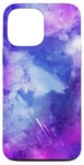 Coque pour iPhone 13 Pro Max Dégradé de couleur violet, rose, bleu