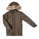 Parka À Capuche Amovible Fausse Fourrure Poches Plaquées Enfant Jack & Jones