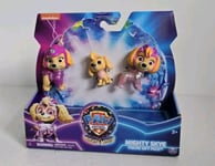 Paw Patrol The Mighty Movie Mighty Skye Figure Gift Set | New Sealed Spin Master