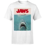 Jaws Classic Poster T-Shirt - White - 5XL