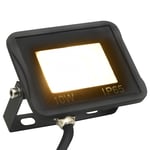 vidaXL Strålkastare 10 W LED varmvit 149605