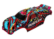 Traxxas 3749 Kaross Rustler Hawaiian Målad