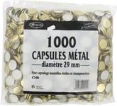 Duhallé Capsule bouteille champenoise - Or sans opercule Diamètre 29 mm Vendu par 1000