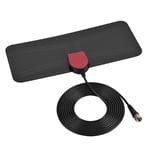 Indoor Ultrathin Free Digital Hd Tv Television Antenna With 4.6 Feet Coaxial Cab