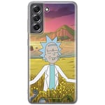 ERT GROUP Coque de téléphone Portable pour Samsung S21 FE Original et sous Licence Officielle Rick and Morty Motif Rick & Morty 047 adapté à la Forme du téléphone Portable, Coque en TPU