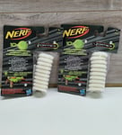 NERF Vortex Glow in the Dark Disc Refill Pack x 2 (20 Discs) Hasbro Brand New 