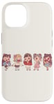 iPhone 14 Cute Manga Chibi Girls In Different Moods Case