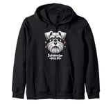 Miniature Schnauzer Mom Schnauzers Zip Hoodie