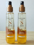 2 x Sanctuary Spa - Ultra Rich Body Oil Spray, 7 Day Moisture. 150ml. No caps.