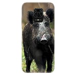 Coque pour Xiaomi Redmi Note 9S / 9 Pro Chasse Sanglier Bois