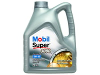 Mobil Super3000 X1f-Fe, 4 Ltr. 5W30 Olja