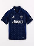 adidas Manchester United Junior 24/25 Away Stadium Replica Shirt -navy, Navy, Size 11-12 Years