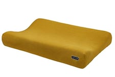 Meyco 2763023 Housse de matelas à langer à 2 cordes, tricoté, jaune océan, 45 x 70 cm