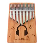 Kalimba 17 Touches en Bois d'epicea - Piano a Pouce Instrument de Musique pour Debutant,B