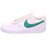 Nike Homme Court Vision Lo Prem Chaussure de Marche, White/Green Noise-Summit White, 41 EU