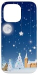 iPhone 14 Pro Max Magical Winter Night Church Scene Christmas Wonderland Case