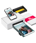 Liene Imprimante Photo WiFi avec 20 Papiers 10x15cm pour Smartphone/PC, Haute Qualité Portable Instantané, 300DPI Sublimation Thermique & Connexion WiFi Stable