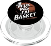 Je Peux Pas J’ai Basket Homme Humour Basketball Vintage PopSockets PopGrip pour MagSafe