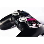 G-MOTIONS - Protection Joystick pour Playstation Xbox SWTICH - Thumbstick Protection Silicone Haut de Gamme avec matière Anti dérapante au Centre (Blanc Noir)