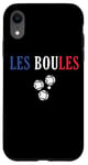 Coque pour iPhone XR les boules Boccia Boule Pétanque bouliste Boulot Drôle