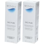 Biotherm Deo Pure - Crème 2x75 ml