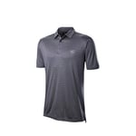 Wilson Staff Homme Polo de Golf, WILSON STAFF STRIPE POLO, Polyester, Bleu, Taille M, WGA700731MD