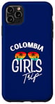 Coque pour iPhone 11 Pro Max Colombia Girls Trip Travel Vacation Femmes Colombie