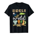 Uncle Of The Wild One Zoo Mother Birthday Safari Jungle T-Shirt