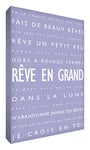 Feel Good Art Moderne et Typographique Toile sur Cadre Mural de Style Lilas 91 x 60 cm