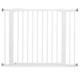 BabyDan Swing Shut, Pressure Fit Stair Gate, 77.3-103.6 cm, Baby Gate/Safety Gate, White, Made in Denmark - (Pet Gate/Dog gate)