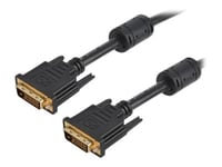 Prokord Dvi-kabel 5m. Dvi-d Dvi-d Sort