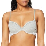 Calvin Klein - Women's T-Shirt Bra, Grey , Size DD/34